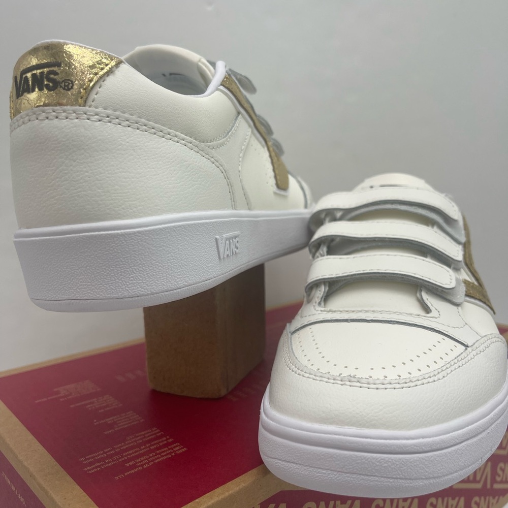 Vans WMNS Lowland Cc Velcro (Metallic V) Marshmallow/Gold Sneakers 
VN0A5DY89QT - Picture 5 of 16